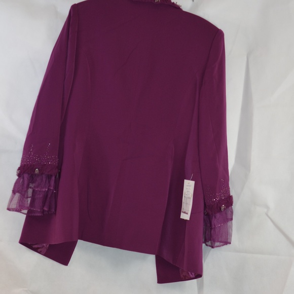 Ben Marc 3 pc Special Occasion/MOB/church Embellished Suit SZ 12 NWT - Picture 9 of 16